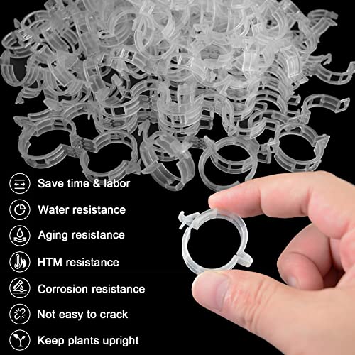 120 Pack Tomato Clips for Climbing Plants Garden Support Plant Trellis - view 4