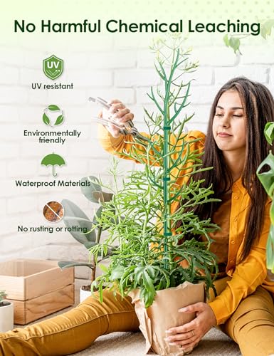 50" Plant Support Stakes 5-Pack for Indoor & Outdoor Climbing Plants - view 7