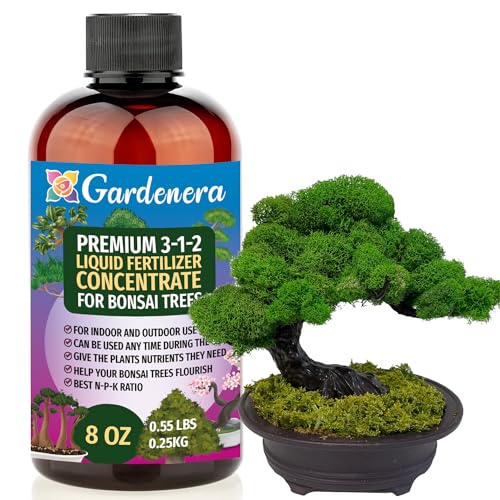 Premium Liquid Bonsai Plant Fertilizer - 3-1-2 Concentrate for Indoor Plants and Flowers | Organic Plant Food for Bonsai - 8oz