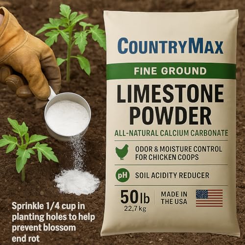 50LB Fine Ground Limestone Powder Calcium Carbonate - view 4