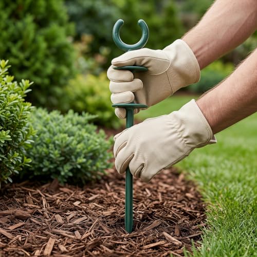 10PCS Garden Hose Guide Stakes, Green Plastic Holder Brackets - view 5