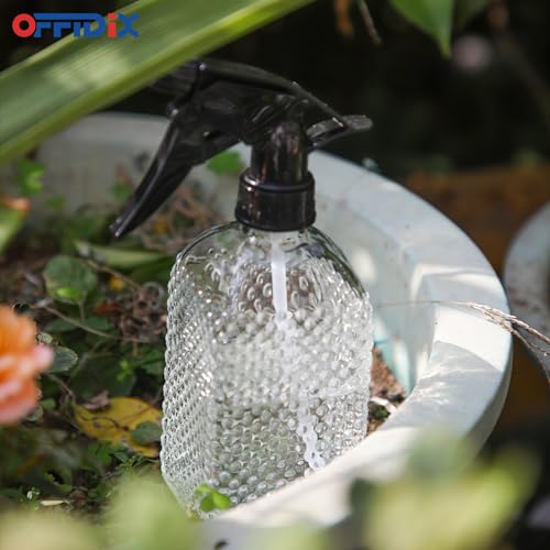 Clear Glass Plant Mister Watering Spray Bottle Adjustable Nozzle 13.5 oz - view 4