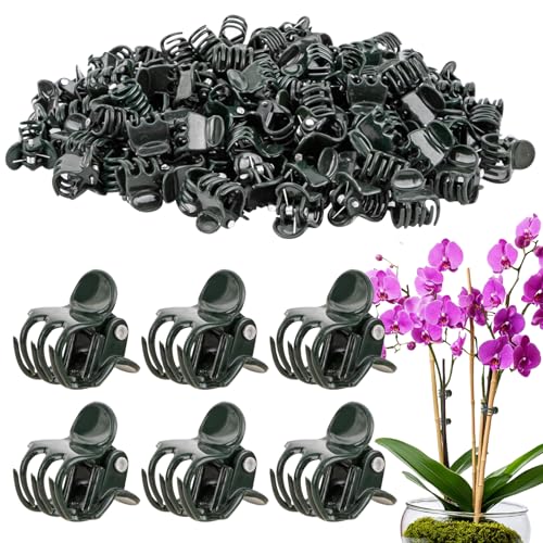 200 PCS Plant Clips - Orchid Clips for Vines, Stakes and Trellises