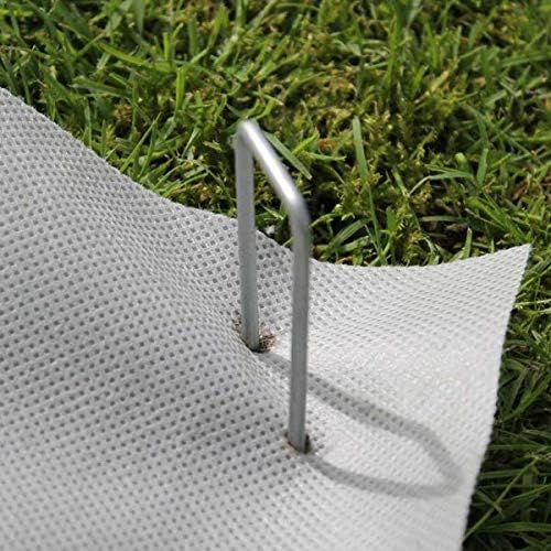 12" Garden Stakes Pins Landscape Staples 11Ga Tent Stakes 50 Pack - view 6
