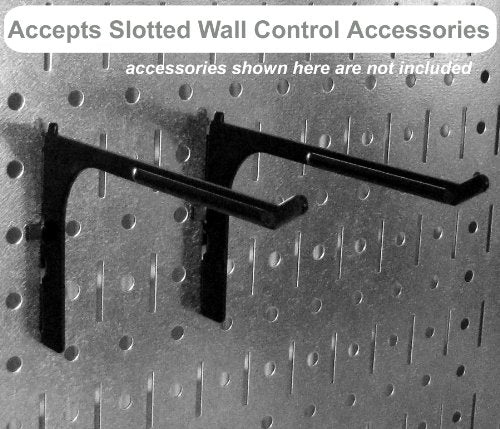 Pegboard Basic Utility Tool Storage Pegboard Organizer with Black Accessories - view 3