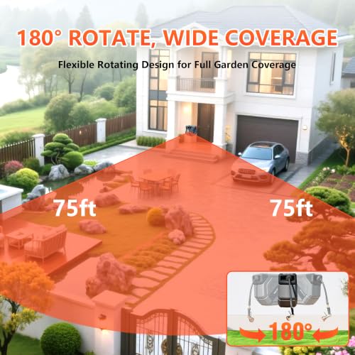 Retractable Garden Hose Reel, 1/2 in x 75 ft - view 6