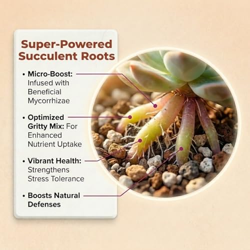 Molly's Succulent Potting Mix, Cactus and Bonsai Gritty Blend, 5 Dry Quarts - view 4