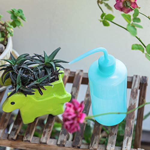 Squeeze Bottles Succulent Watering Bottle 500ml Blue Water Squirt Irrigation Bottle Squeeze Sprinkling Can Plastic Wash Plant Bottle 2pc - view 3