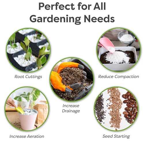 Organic Perlite, 8 qt, Gardening Soil Drainage & Aeration - view 2