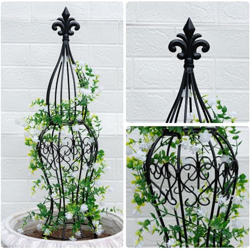 Metal Garden Trellis for Climbing Plants – 29.5" Durable Support - view 3