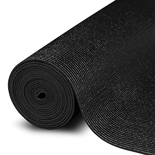 Foam Toolbox Liner Drawer Liner, Non-Slip Shelf Liners 16"W x 193"L Black
