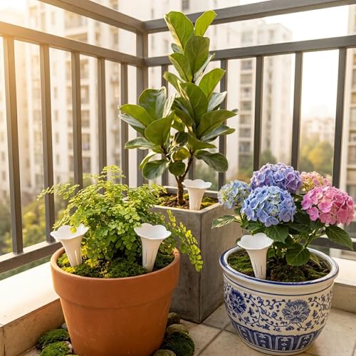 3-in-1 Deep Root Watering Spikes,Plant Aerator & Fertilizer Funnel(10 Pack) - view 6