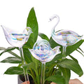 Glass Plant Self Watering Bulbs 3-Pack Iridescent Pearl