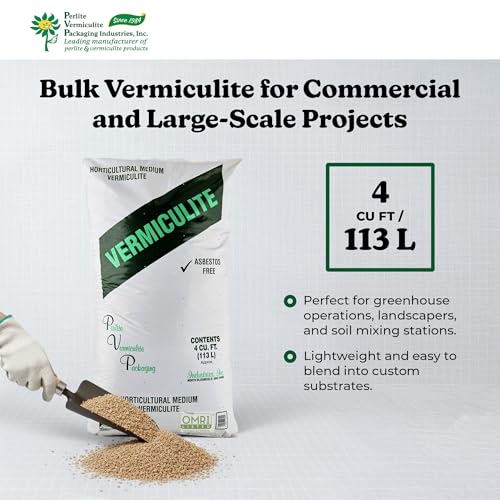PVP Industries 4 Cubic Feet of Medium Vermiculite - Professional Grade Soil Conditioner and Additive for Seed Germination, Rooting, Hydroponics and Greenhouse or Garden Use - view 6