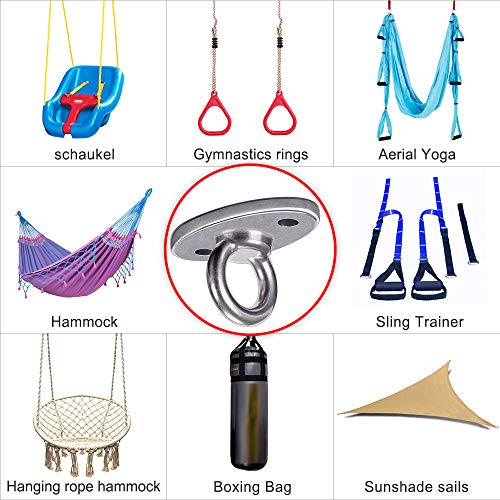 Ceiling Mount Stainless Steel Swing Hanger Wall Ceiling Anchor - view 3