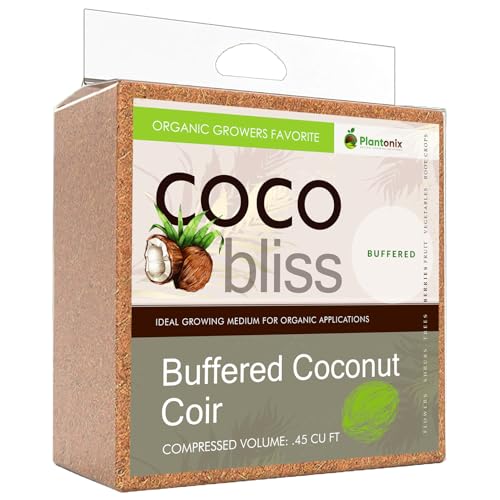 Buffered Coco Bliss (10lbs) Coco Coir Brick | Expands Up to 15 Gallons