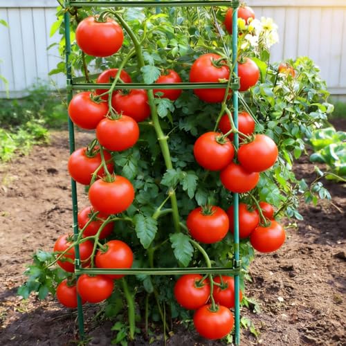 100Pcs Stake Arms for Tomato Cage, 11.8 inch Tomato Stake Connectors, Expandable Support Trellis Connectors for 11mm Stakes for Garden Climbing Plants Vegetables - view 6