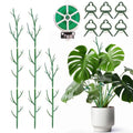 Monstera Plant Support Stakes, 8 Pack Stackable Garden Trellis Climbing Plant Support Structures with Extension Poles for Indoor Outdoor Potted (39.4''- 8 Pack)