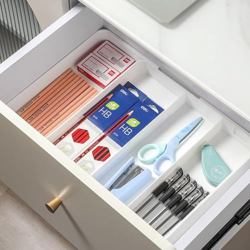 Shallow Desk Drawer Organizer, 1.73" Modular Expandable Tray - view 6