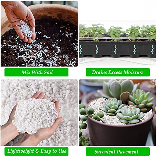 4 Quarts Organic Perlite for Plants Indoor, Soil Mix Amendment - view 5