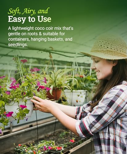 BushDoctor Coco Loco Soil Potting Mix, Triple-Washed for Reduced Salt, Retains Water, Includes Bat Guano & Earthworm Castings - Ideal for All Gardens 12 Quart - view 6