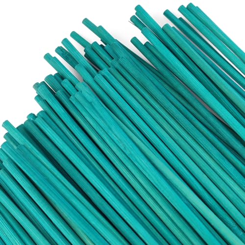 100PCS 18" Wooden Garden Stakes with 100PCS 4" Garden Ties, Green Bamboo Sticks, Floral Plant Support, Tomato Stakes - view 4
