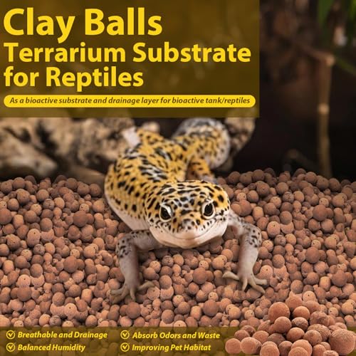 10 LB Organic Expanded Clay Balls Terrarium Substrate for Reptiles - view 3