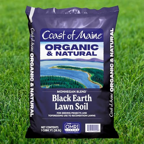 Monhegan Blend (1 cu ft) Organic and Natural Black Earth Lawn Soil for Seeding Projects - Topdressing and Reconditioning Lawns - view 2