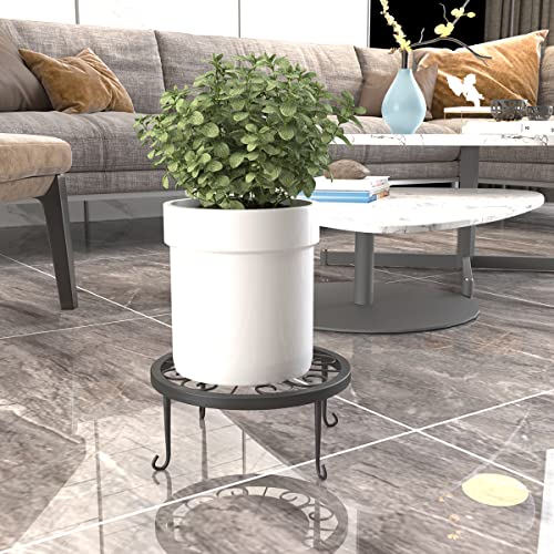 Metal Potted Plant Stand Set of 3 (Black) - view 5