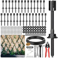 Wire Trellis Kit 30-Set 5/64” Black Crosshead w/Cutter&150' Cable