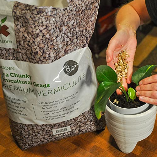 8 Qt Extra Chunky Horticultural Grade Premium Vermiculite - view 3
