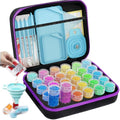 30 Slots Storage Container for Diamond Art Kits for Adults, Portable Bead Storage Boxes for Diamond Painting Accessories and Tools
