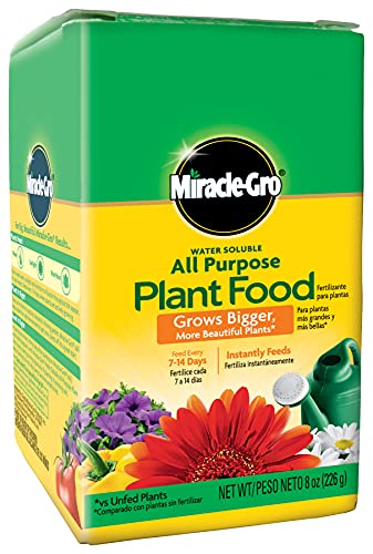 Water Soluble All Purpose Plant Food, Fertilizer for Indoor or Outdoor Flowers, Vegetables or Trees, 8 oz.