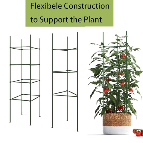 36PCS Plant Stake Arms for Tomato Cage，Expandable 11.8" Plant Supports Trellis Connector Clips for 11mm Garden Plants Stakes Stand Outdoor/Indoor - view 3
