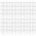 4 Pack Folding Tomato Cages, 39 Inches Tall Square Plant Support Cage for Garden Climbing Plants Flowers Fruits, Heavy Duty Tomato Vegetable Trellis