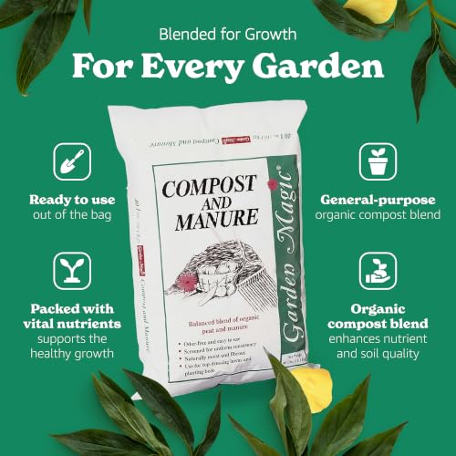 Michigan Peat Odor-Free Compost & Manure Blend, 40 lb, 6-Pack - view 3