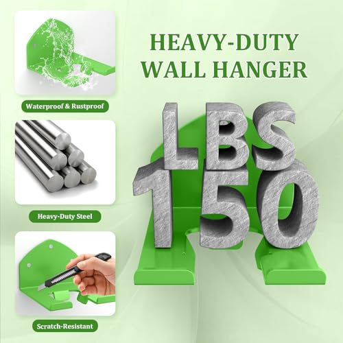Power Tool Organizer Wall Mount, Lawn Tool Storage Rack for Weed Eater, Trimmer Rack for E.GO Power+ String Trimmer, Battery Powered 2 Pack - view 6