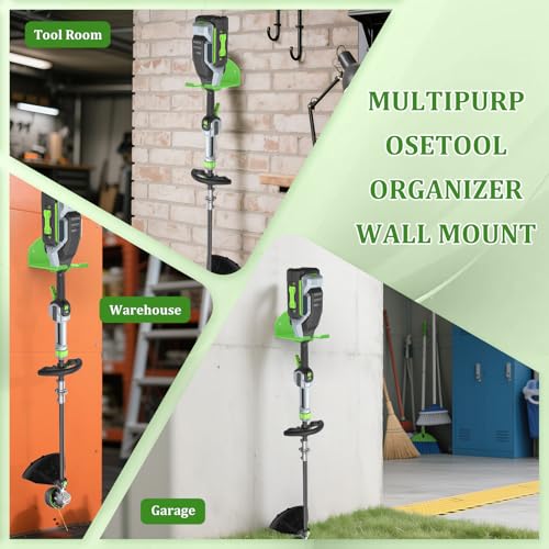 Power Tool Organizer Wall Mount, Lawn Tool Storage Rack for Weed Eater, Trimmer Rack for E.GO Power+ String Trimmer, Battery Powered 1 Pack - view 3