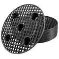 20 PCS 12 Inch Black Plant Level Pot Elevator, Plastic Plant Risers, Round Flower Pot Holder for Indoor Outdoor Gardens Patios Balconies Windowsill