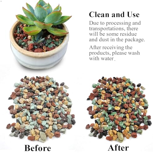 5 lbs Succulent Cactus Soil Potting Mix, 1/4 Inch Pebble for Plants - view 4
