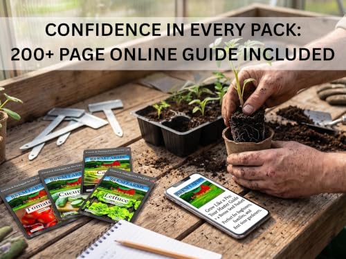30,000+ Non-GMO Heirloom Seeds, 30 Fruit & Vegetable Varieties - view 5
