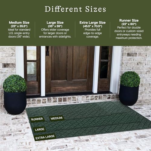 Cordova Front Door Mat Indoor Outdoor Entrance, All-Weather Mats - view 3