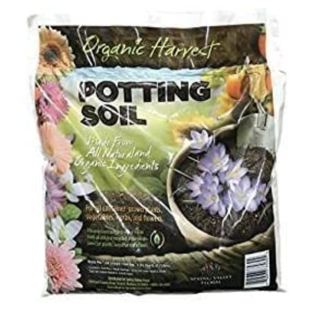 TDST Organic Harvest Potting Mix Soil for Vegetables, Herbs and Flowers, 4 Quart (Packaging May Vary) (2 Bags) Large Indoor Outdoor Plants with Bonus TDST Pip Starter Kit