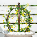 Garden Trellis Obelisk - 12.6x17.5 Bronze Metal Support for Climbing Plants