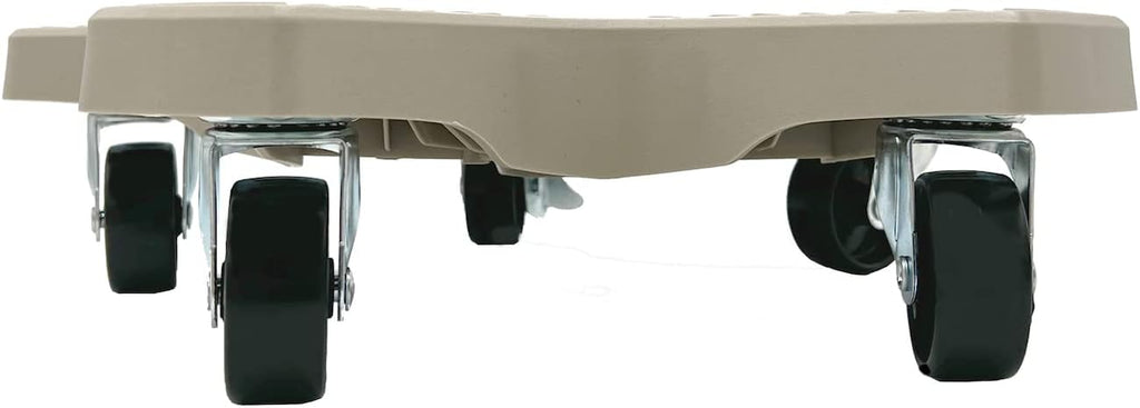 14" Plant Caddie - Heavy-Duty Rolling Plant Stand with Locking Wheels, 500 lb Capacity – Durable Plant Caddy for Indoor/Outdoor Use, Light Gray - view 4