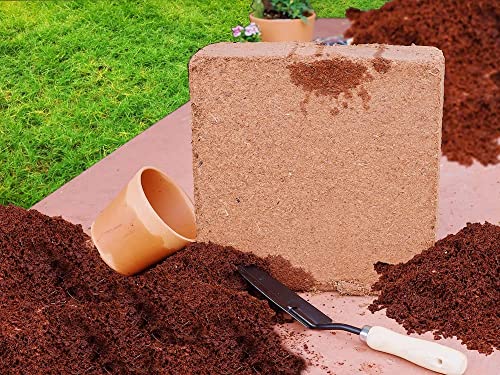 Organic Coco Coir Brick 10 lb Coconut Fiber Indoor Plant Soil - view 3
