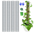 4 Pack Metal Moss Pole, 40" Large Moss Poles for Plants Monstera, Stackable Sphagnum Moss Pole for Plants Work with Sphagnum Moss(4 Pack 40")