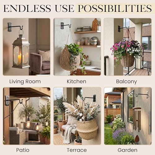 Plant Hangers Outdoor or Indoor Heavy Duty Wall Bracket Hooks - view 5