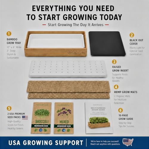 Microgreens Growing Kit - Self-Watering Tray with US Premium Seeds - view 4