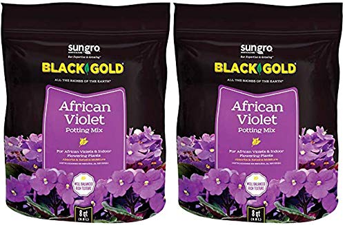 SunGro Horticulture Soil and Soil Amendments - African Violet Potting Mix - 2 Pack - Peat Moss Blend